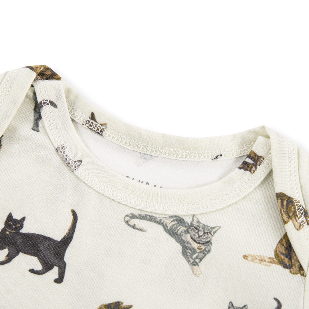 Cat Cotton One Piece Bodysuit