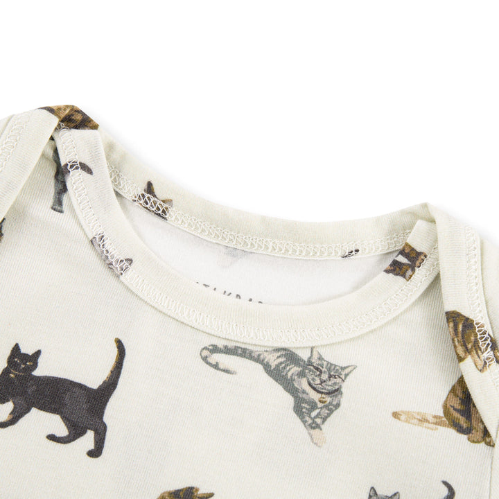 Cat Cotton One Piece Bodysuit