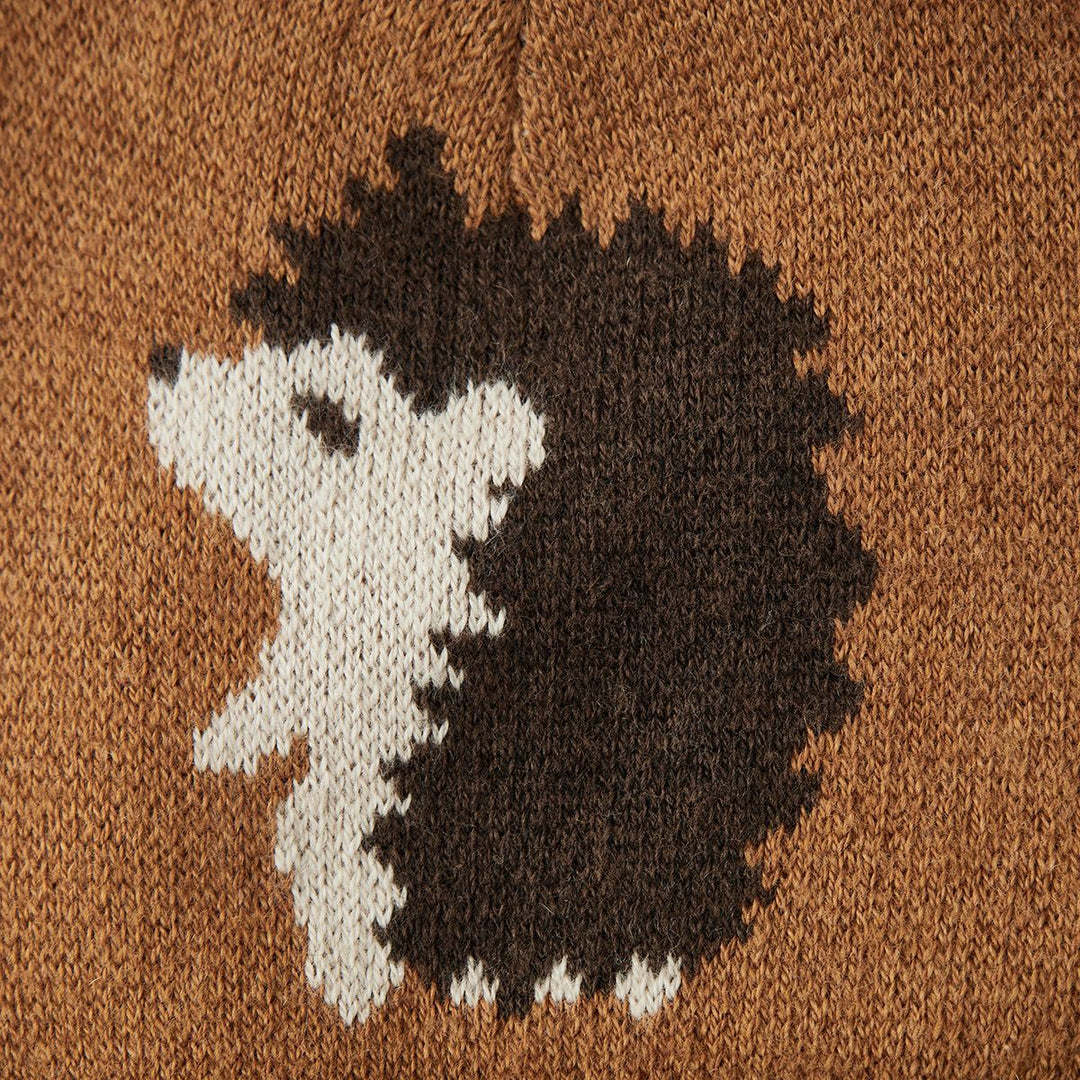 3-5Y Pinecone + Hedgehog Knit Pom Hat