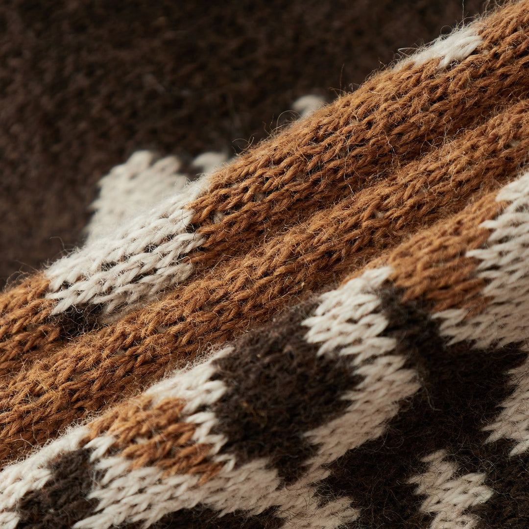 3-5Y Pinecone + Hedgehog Knit Pom Hat