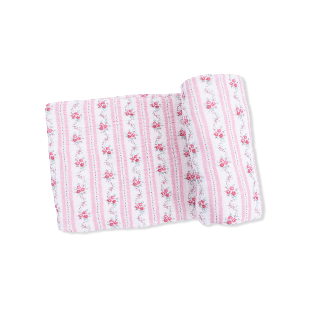Winding Roses Muslin Swaddle Blanket