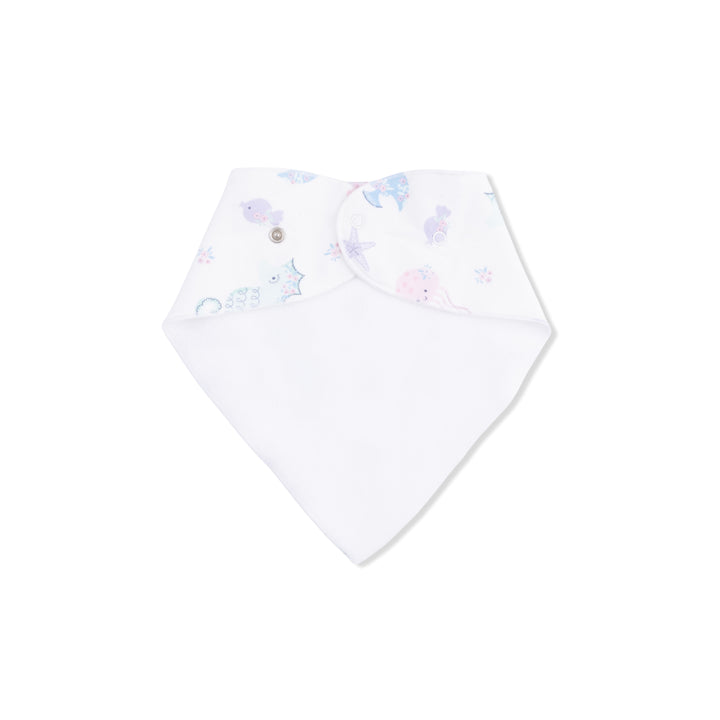 Floral Sea Creature Bandana Bib