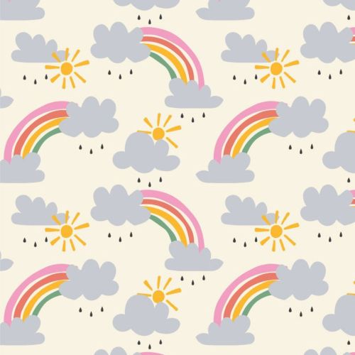 Rainbows Long John PJ Set