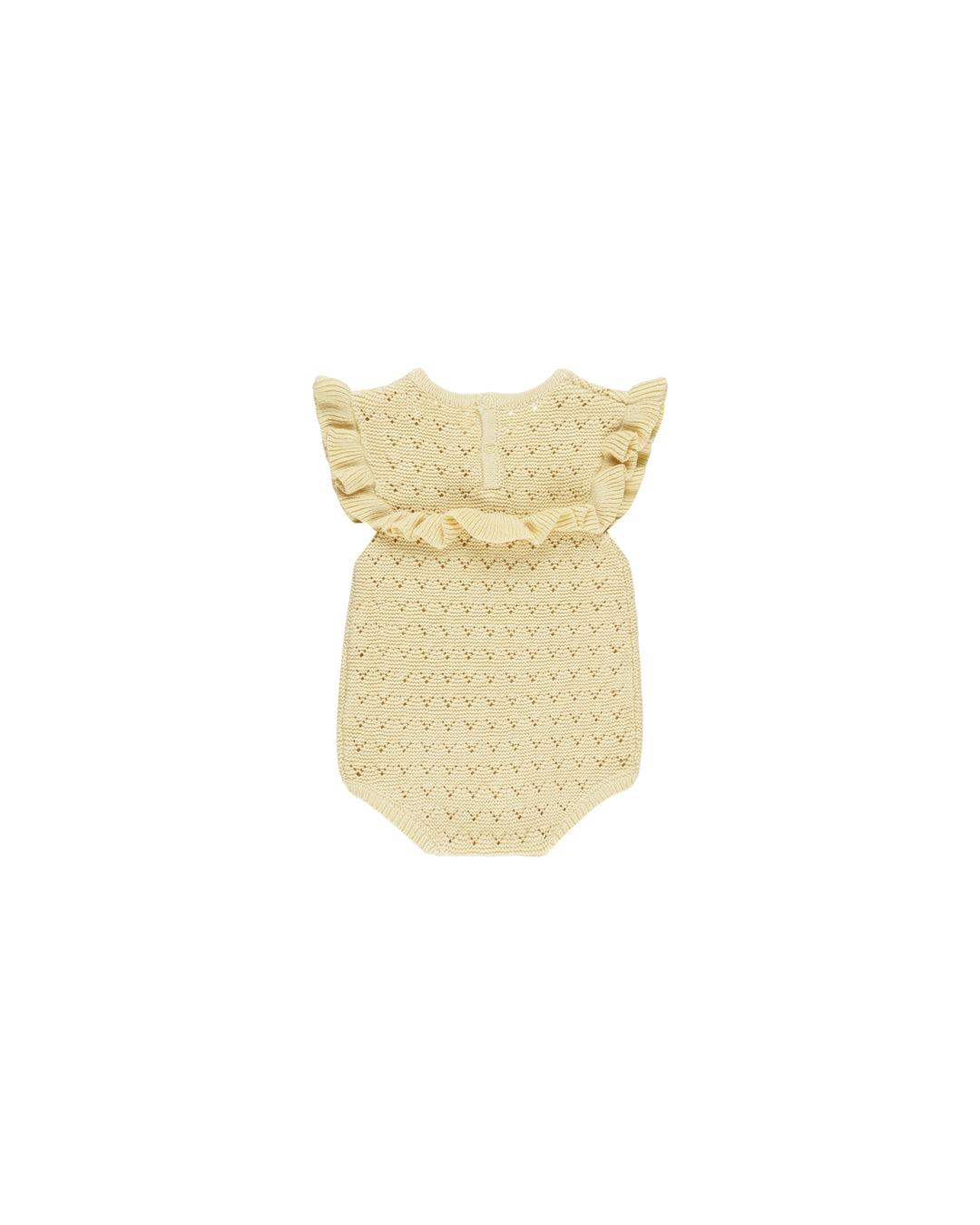 3-6m Yellow Pointelle Romper
