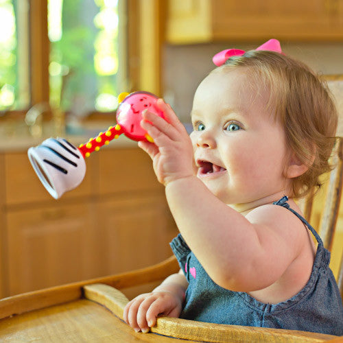 Nogginstik Developmental Light-Up Rattle