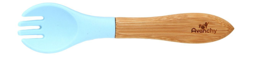 Bamboo Baby Training Utensils - Single Fork or Spoon