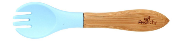 Bamboo Baby Training Utensils - Single Fork or Spoon